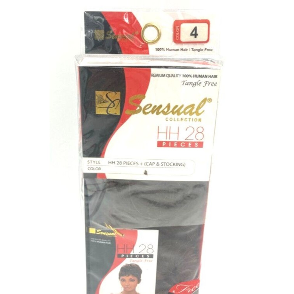 Sensual Collection 100% Human Hair - Weaving Hair  28 Pieces - Color 4
